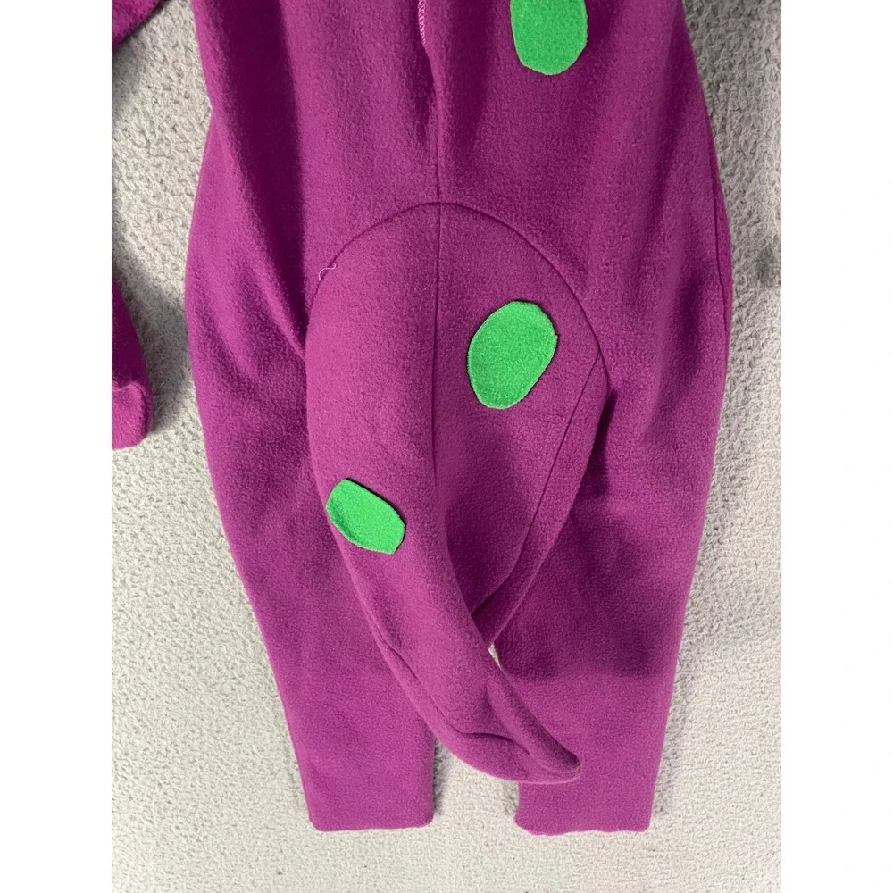 Barney the Dinosaur Fleece Costume Jumpsuit Toddler 2T-4T Purple Halloween